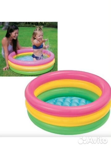 Детский надувной бассейн intex