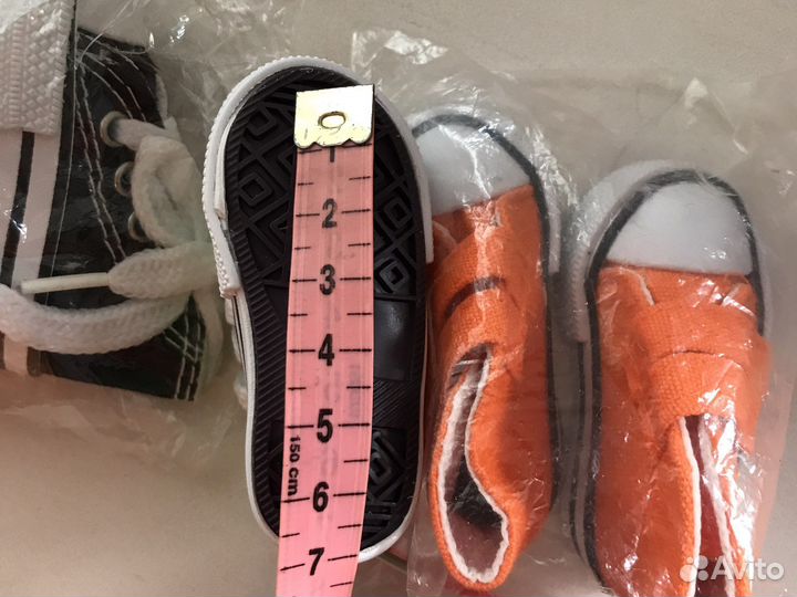 Обувь для кукол 6 см