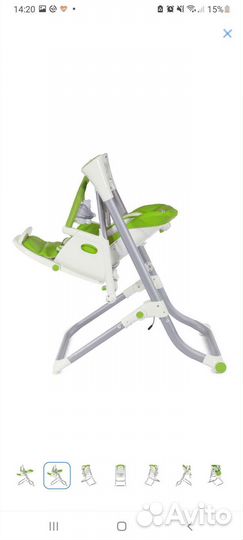 Стульчик для кормления babyton 2 в 1