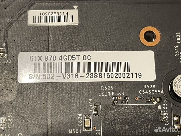 Видеокарта MSI GTX 970 4Gb