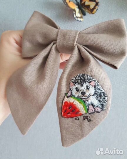 Аксессуары из льна с вышивкой ручной работы