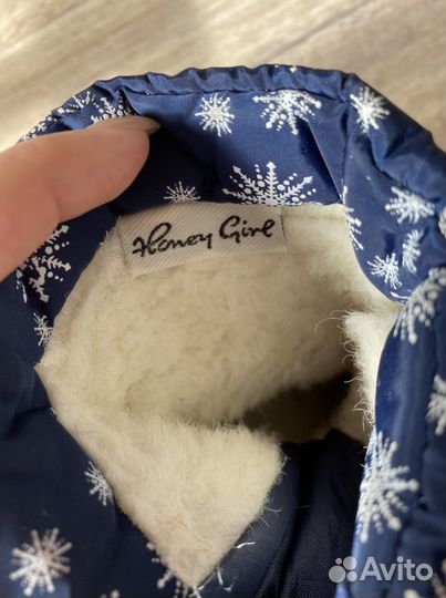 Ботинки зимние детские 24р