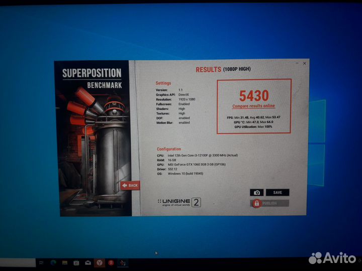 Видеокарта gtx 1060 3gb msi