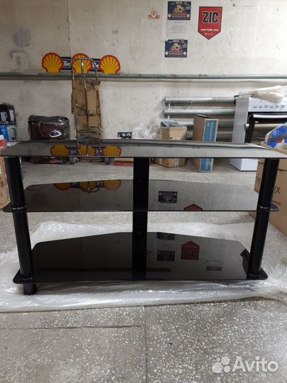 Стеклянная тумба под тв Doffler gr01