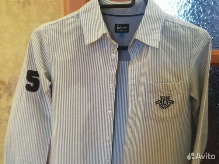 Рубашка для мальчика 134рост