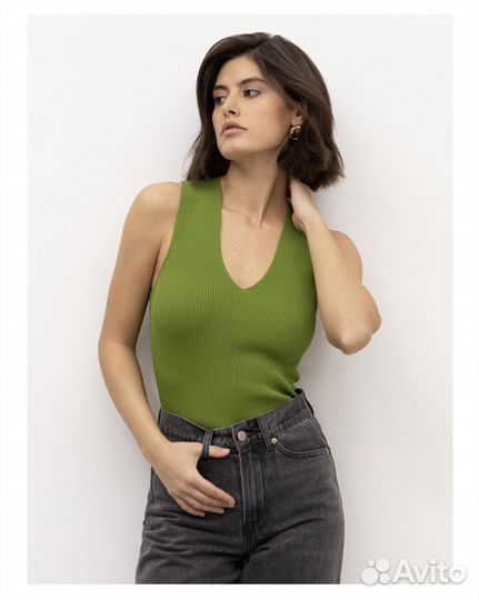 Трикотажный топ emka