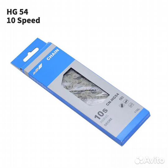 Цепь для велосипеда 10 ск Shimano HG54 новая