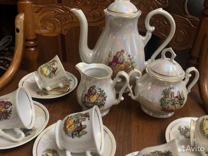 Сервиз кофейный на 5 персон Югославия