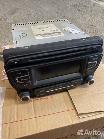 Машнитола штатная kia ceed jd 2013 год