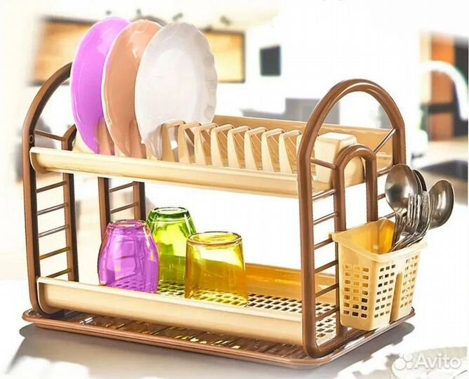Сушилка для посуды Антик беж