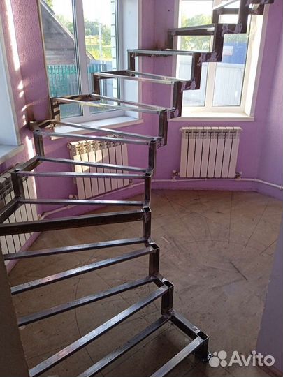Монолитные лестницы, железо-бетонные лестницы