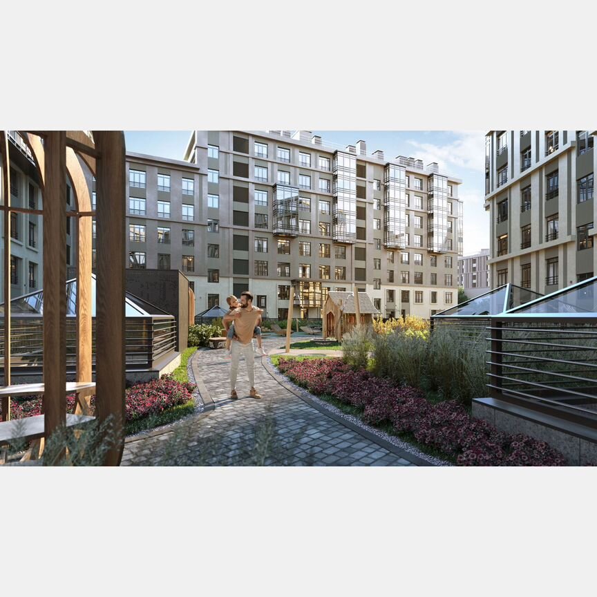 1-к. квартира, 51,4 м², 4/8 эт.