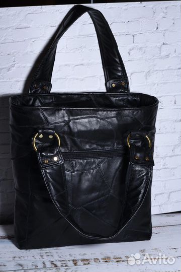 Сумка-шопер (нат.кожа, ед.экз., руч.работа)