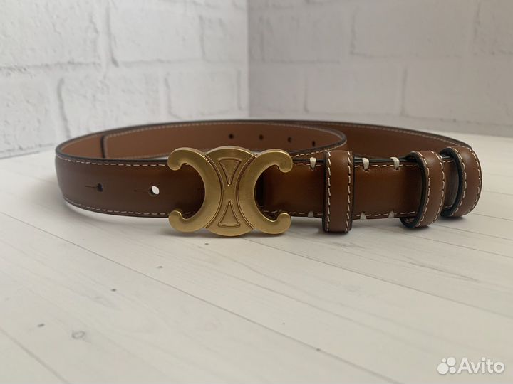 Ремень женский кожаный