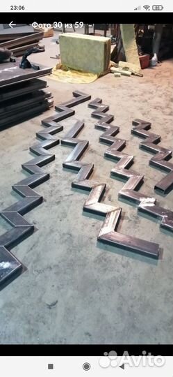 Металл каркасы,Лестницы на второй этаж. Ступени