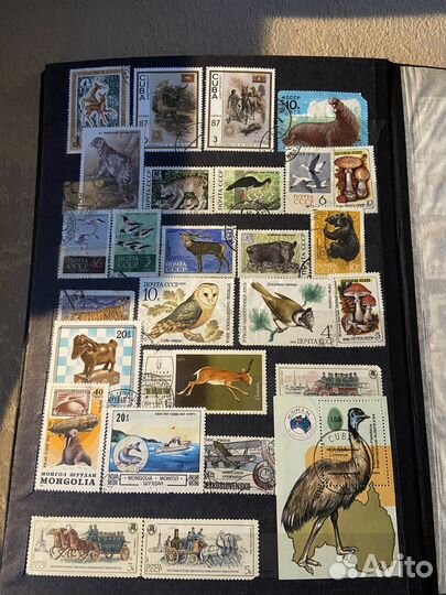 Альбом с почтовыми марками