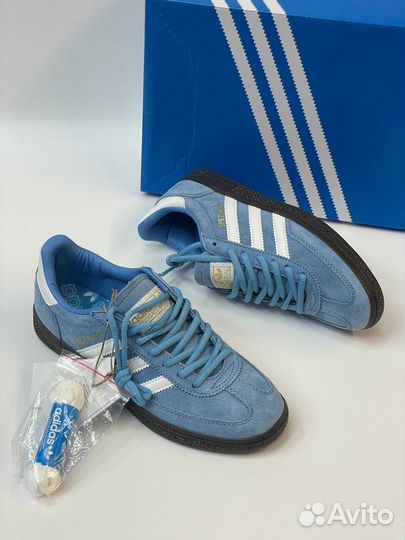 Кеды Adidas Samba голубые р. 36-40