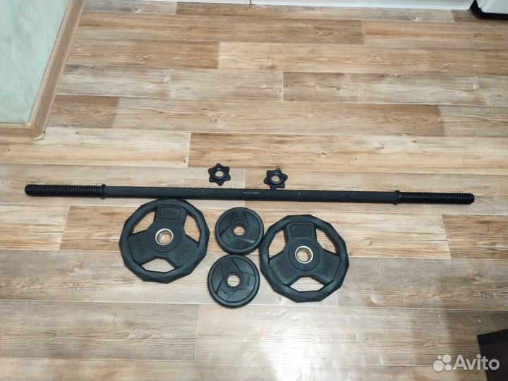 Штанга (гриф) с блинами Kettler