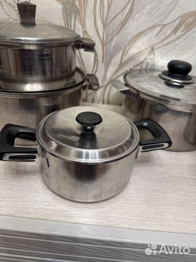 Посуда нержавейка СССР для дачи
