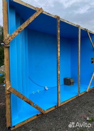 Бассейн из полипропилена 6м*3м*1,5м