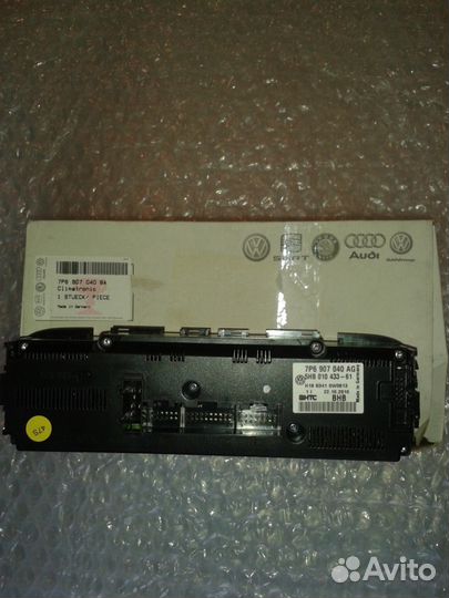 Панель управления (7P6907040BA, 7P6907040AG)