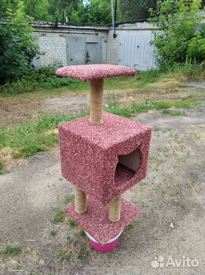 Домик для кошки с лежанкой