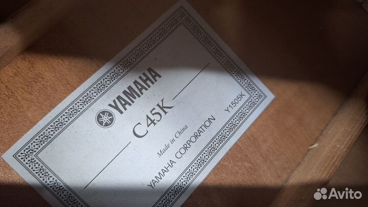 Гитара классическая Yamaha C45K /аналог Yamaha C40