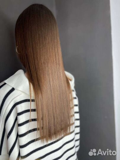 Кератиновое выпрямление