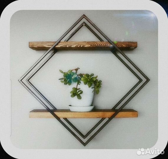 Полка настенная навесная