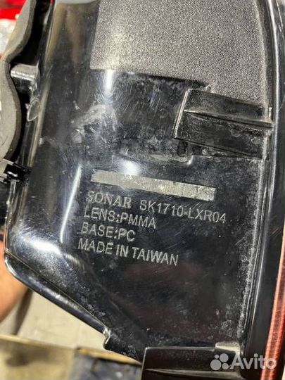 Задние фонари на lexus rх 300