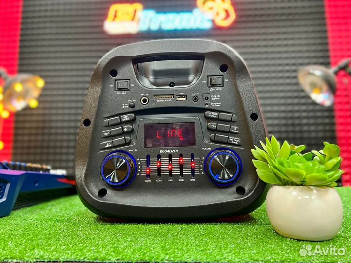 Блютуз колонка Eltronic 20-59 c 2 микрофонами
