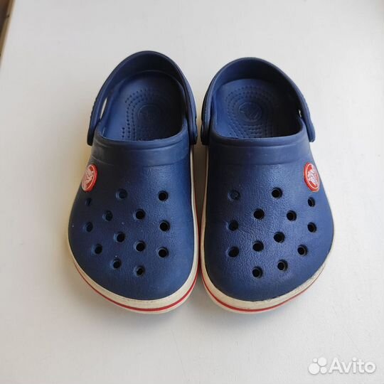 Сабо crocs c8 синие