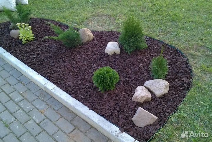 Щепа декоративная черная