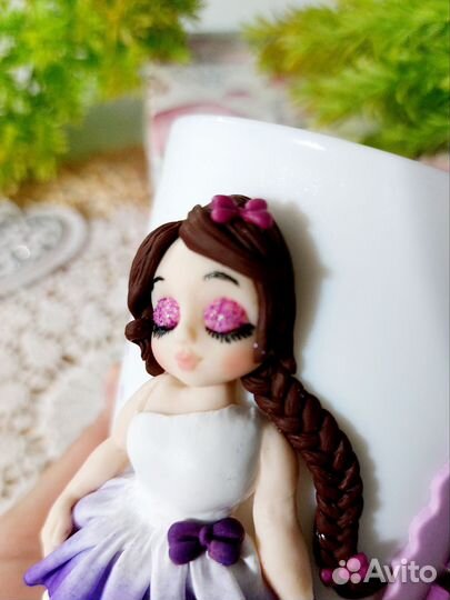 Кружка подарочная с декором