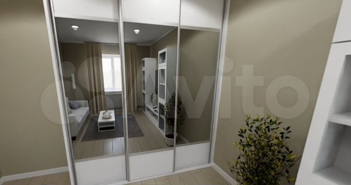 2-к. квартира, 53,4 м², 4/5 эт.