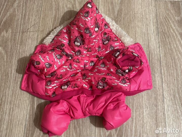 Зимний комбинезон для мелких собак