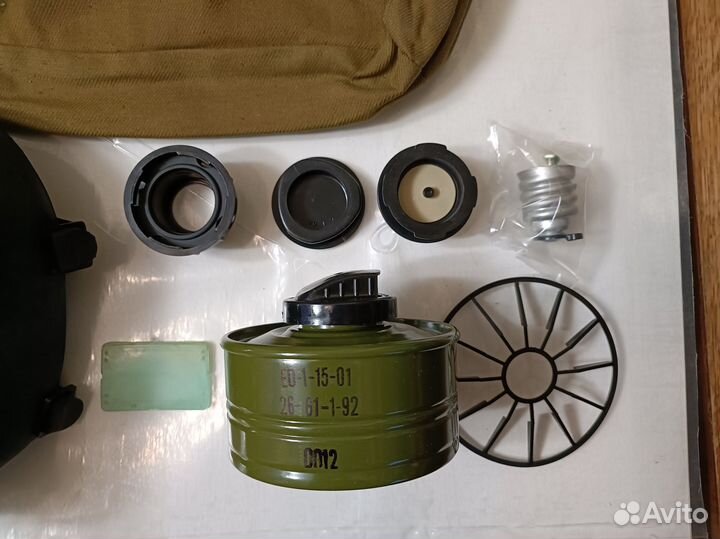 Противогаз пмк-2. Жесткая сумка