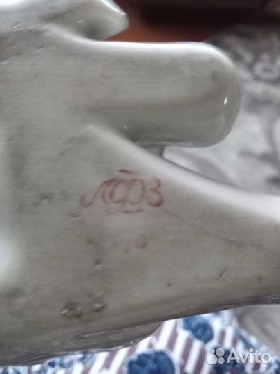 Статуэтка лошадь,клеймо Лфз