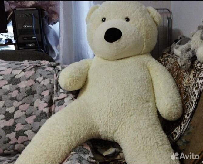 Большой плюшевый мишка 190см