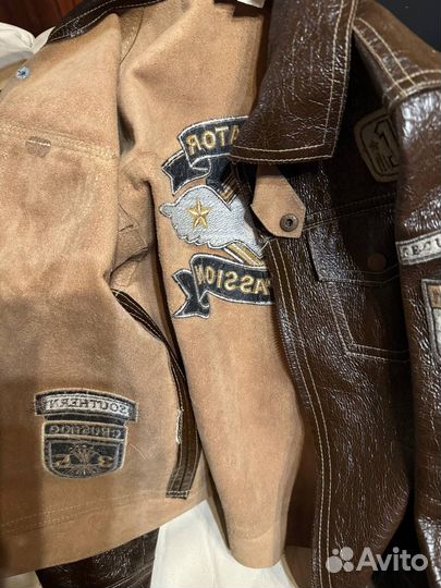 Куртка кожаная детская