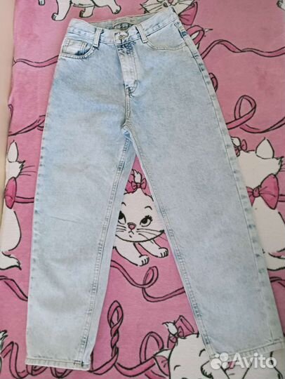 Джинсы для девочки 140
