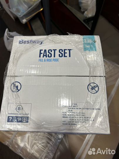 Надувной бассейн bestway fast set