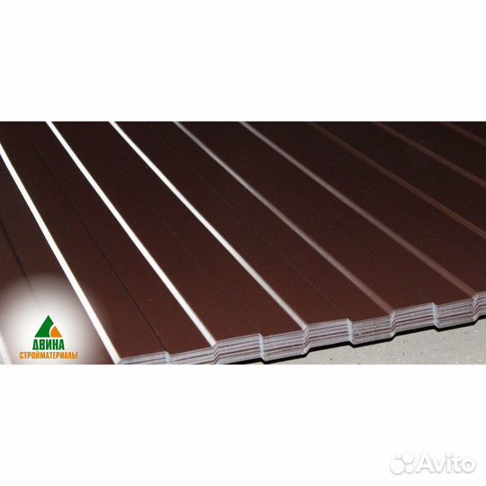 Профнастил шоколад сп20 0,4*1150*2000