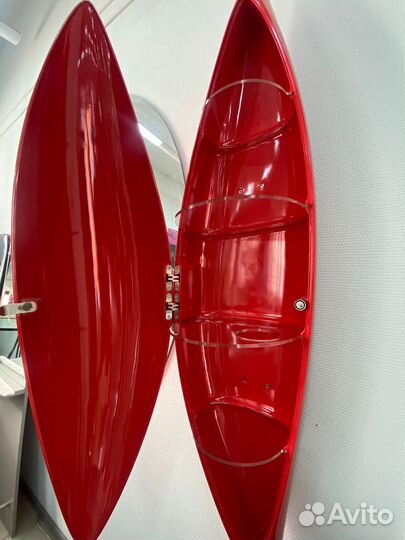 Подвесная полка-зеркало