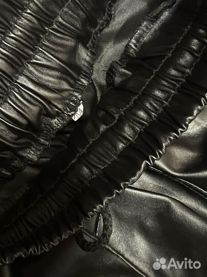 Брюки кожаные женские