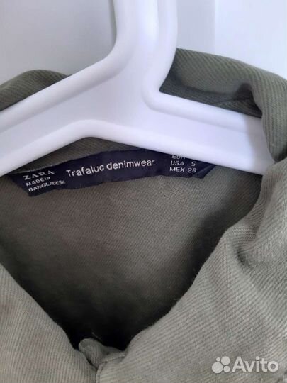 Платье рубашка zara