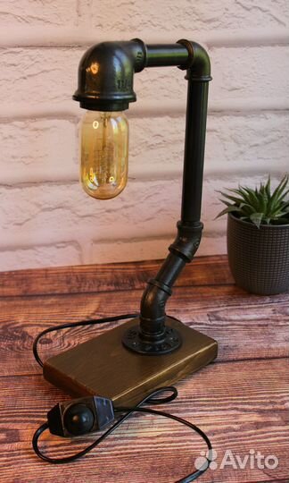 Лампа лофт (Loft) настольная