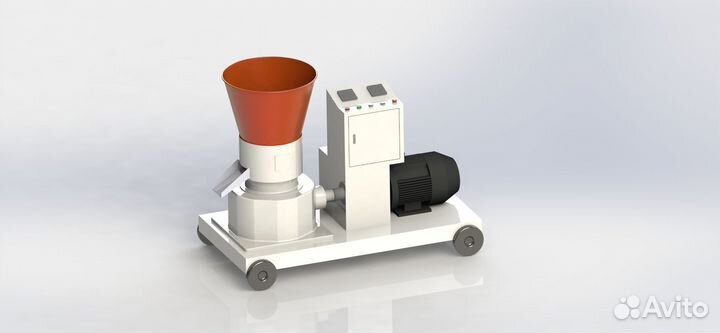 Промышленный мини-пресс-гранулятор в наличии