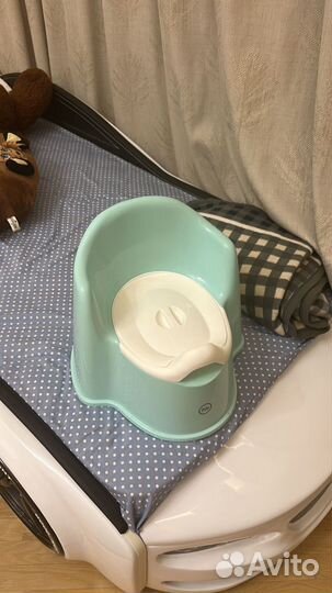 Детское сиденье на унитаз со ступенькой