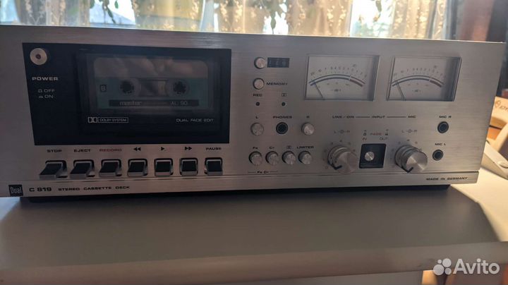 Кассетная дека Dual c 819